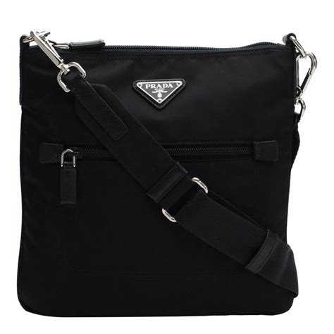 prada black crossbody bag price|Prada crossbody bag black nylon.